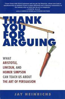 Thank You for Arguing