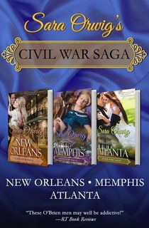 civil war saga, by historical romance author sara orwig