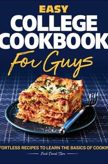 Easy College Cookbook for Guys
