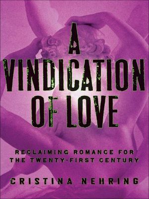 Buy A Vindication of Love at Amazon