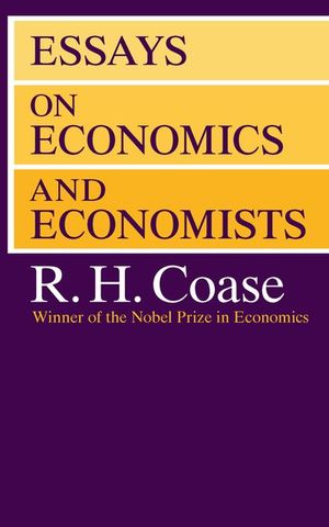 Buy Essays on Economics and Economists at Amazon