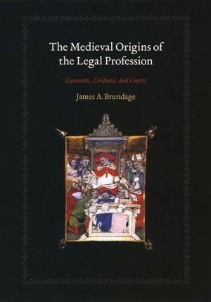 Buy The Medieval Origins of the Legal Profession at Amazon