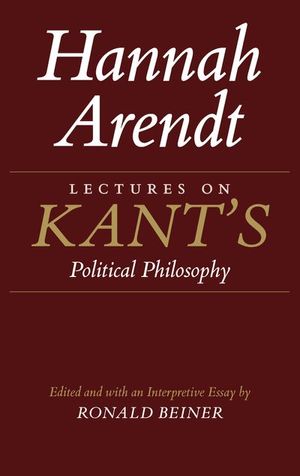 Buy Lectures on Kant's Political Philosophy at Amazon