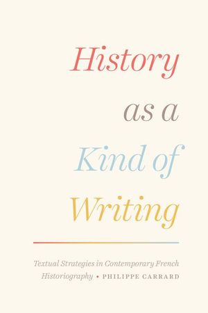 Buy History as a Kind of Writing at Amazon