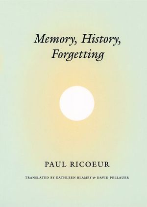 Buy Memory, History, Forgetting at Amazon