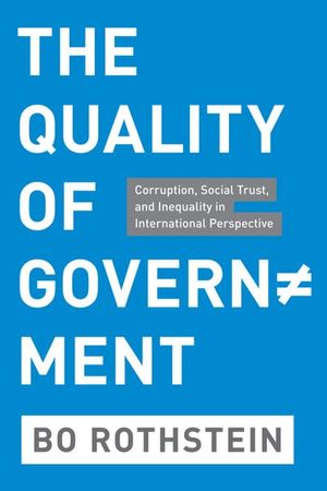 Buy The Quality of Government at Amazon