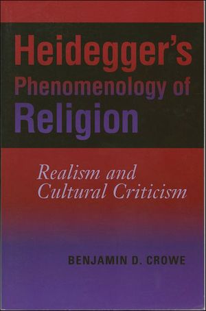 Buy Heidegger's Phenomenology of Religion at Amazon