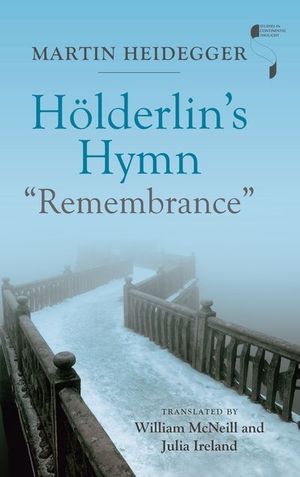 Buy Holderlin's Hymn "Remembrance" at Amazon