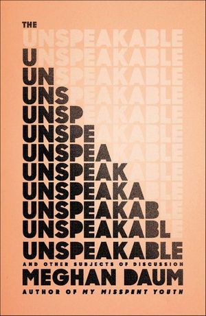 Buy The Unspeakable at Amazon