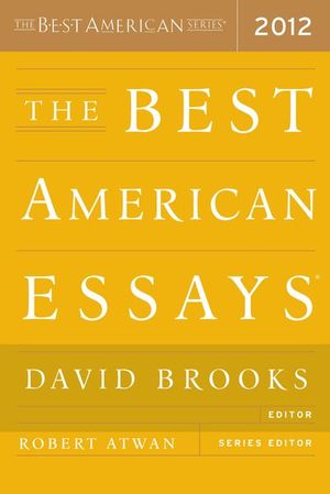 Buy The Best American Essays 2012 at Amazon