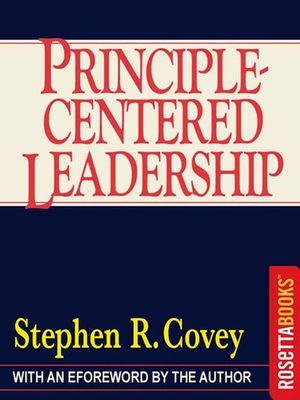 Buy Principle-Centered Leadership at Amazon