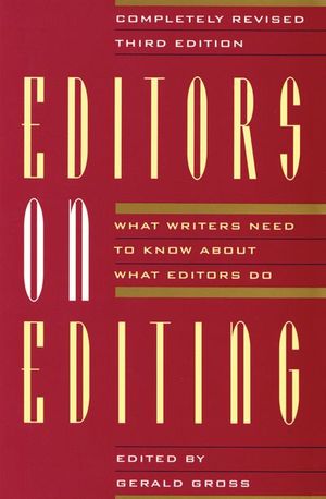 Buy Editors on Editing at Amazon