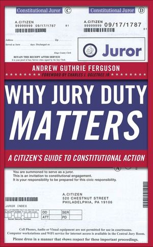 Buy Why Jury Duty Matters at Amazon