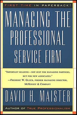 Buy Managing the Professional Service Firm at Amazon