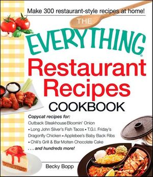 Buy The Everything Restaurant Recipes Cookbook at Amazon