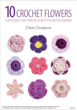 Buy 10 Crochet Flowers at Amazon