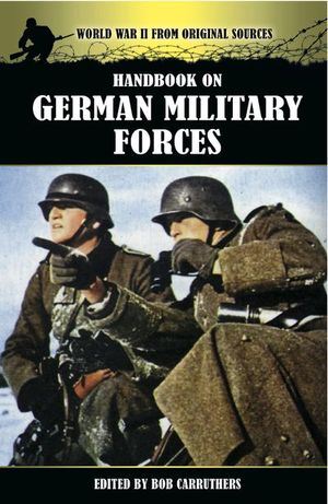 Buy Handbook on German Military Forces at Amazon