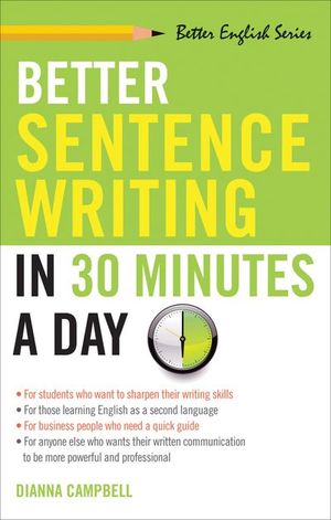 Buy Better Sentence Writing in 30 Minutes a Day at Amazon