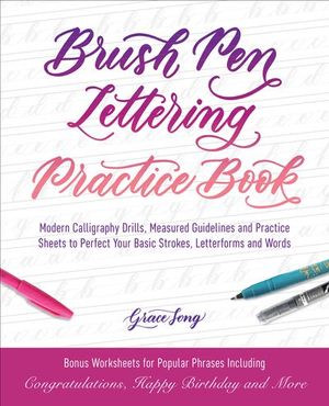 Buy Brush Pen Lettering Practice Book at Amazon