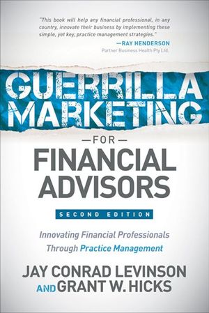 Buy Guerrilla Marketing for Financial Advisors at Amazon