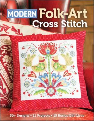 Buy Modern Folk-Art Cross Stitch at Amazon