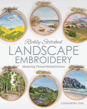 Richly Stitched Landscape Embroidery