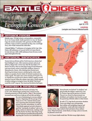Buy Battle Digest: Lexington-Concord at Amazon