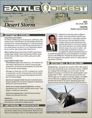Battle Digest: Desert Storm