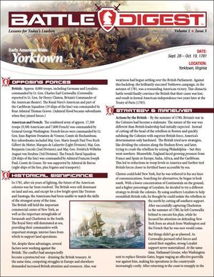 Battle Digest: Yorktown