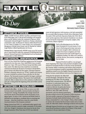 Battle Digest: D-Day