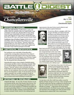 Battle Digest: Chancellorsville