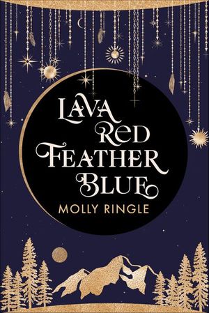 Lava Red Feather Blue